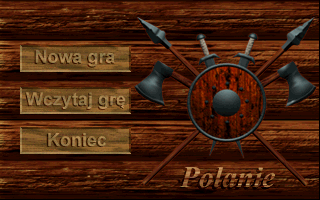 Menu główne gry Polanie